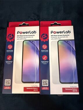 HD Glass Screen Protector for Samsung Galaxy S23 FE - 2 Pack